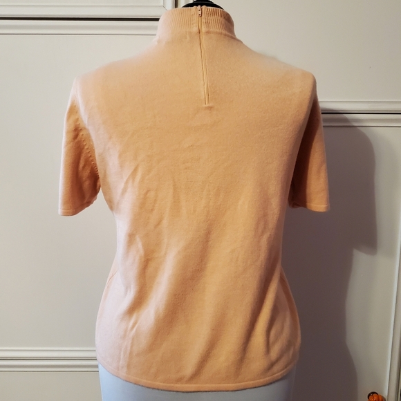 Koret Mock Neck Bead Embellished Knit Sweater - Picture 3 of 7